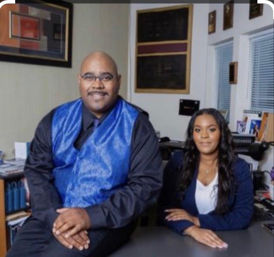 Jerome Leonard with his daughter